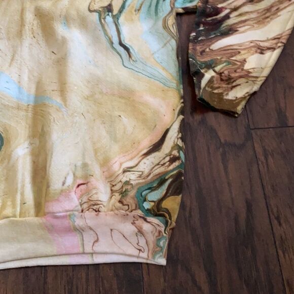 Vintage Tultex Crewneck Tie dye sweatshirt size L amazing unique Like new - Picture 4 of 11